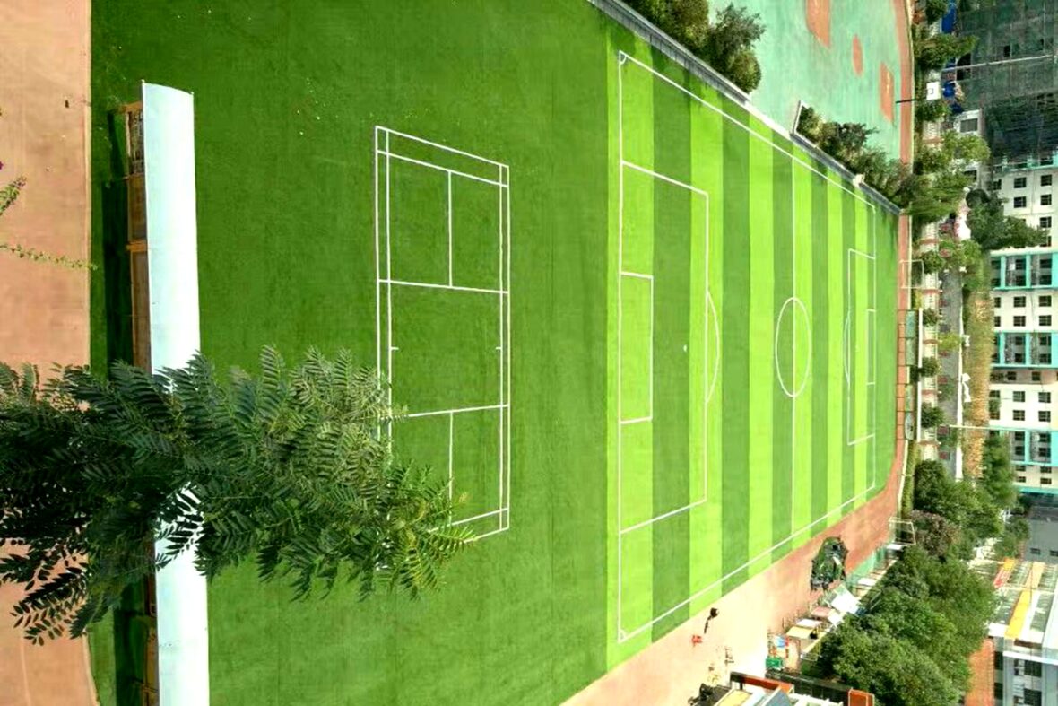 School football field playground