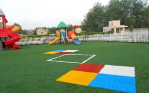 Kindergarten grass