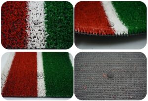 Running track grass