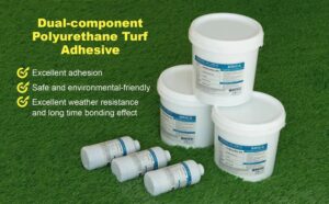 Artificial turf adhesive