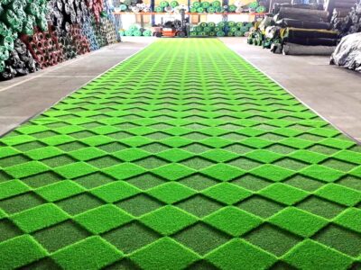 Custom designed artificial grass