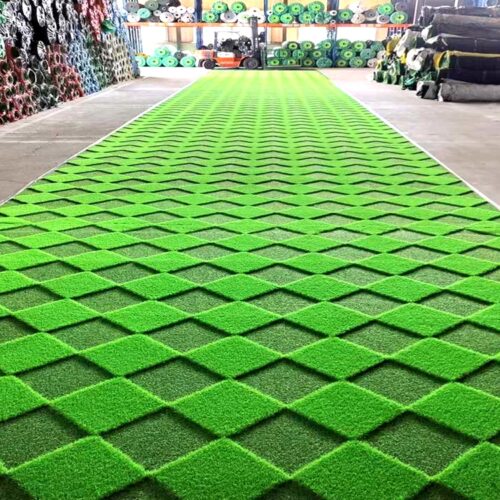 Custom designed artificial grass